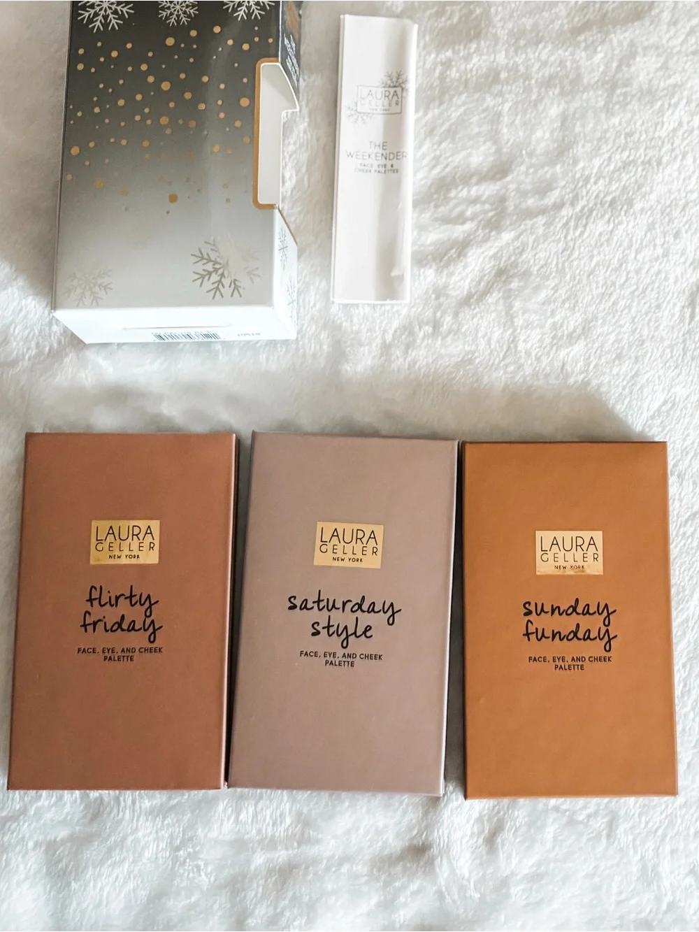 NIB! Laura Geller The Weekender Face, Eye & Cheek Palette